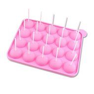 WOMHOPE Set of 2 - 12-Cavity Silicone Lollypop Mold with Sticks - Round Chocolate Candy Mold Candy Making Molds... N13
