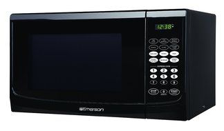 Emerson MW9255B, 0.9 CU. FT. 900 Watt, Touch Control, Black Microwave Oven N3