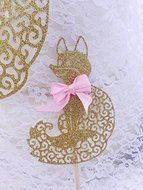 Fox Woodland Cake Topper - Cupcake Toppers N3