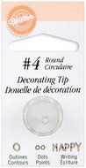 Wilton No.4 Decorating Tip, Round