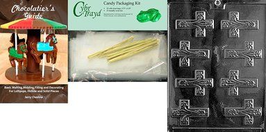 Cybrtrayd R021 Fancy Crosses Chocolate Candy Mold with Exclusive Cybrtrayd Copyrighted Chocolate Molding Instructions... N3