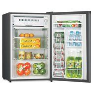 Lorell LLR72313 Compact Refrigerator, Can Dispenser, Dial Control, Manual Defrost, 3.3 cubic feet, Black