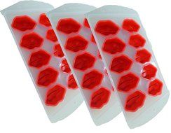 HotEnergy Mouth Lip Shape Ice Cream Chocolate Jelly Mold Tray Cube-Pack of 3 N2