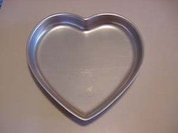 Wilton - Heart Cake Pan - 9.5 x 9.0 - (502-951) (1971)