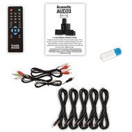 Acoustic Audio AA5150 Home Theater 5.1 Speaker System with USB Bluetooth FM and 5 Extension Cables N2