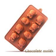 Genenic 28 Cavity Silicone Cake Bread Chocolate Jelly Candy Ice Baking Mould Craft Mold +1PCS Free Nice Baking... N9