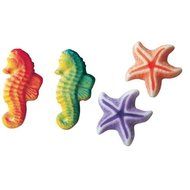 12 Count Sea Creatures Assorted Dec-ons