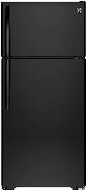 GE GIE16DGHBB 15.5 Cu. Ft. Black Top Freezer Refrigerator - Energy Star