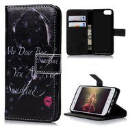 iPhone 7 Case (4.7 inch) - Wallet Folio Flip Premuim PU Leather Case Colorful Print Design with Stand Magnetic... N98