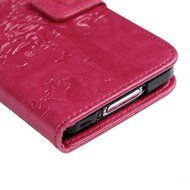 S5 Case,Samsung Galaxy S5 Case (i9600) - Wallet Embossed Flower Tree PU Leather Soft TPU Inner Cover with Magnetic... N32
