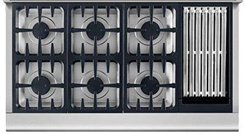 DCS RGV2486GLN 48" Gas Freestanding Range with 6 Burners, in Stainless Steel