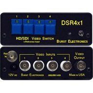 Burst DSR4X1 HD/SD SDI 4x1 Reclocking Video Switcher-by Burst Electronics