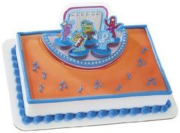 Yo Gabba Gabba Rockin&#039; Band Cake Topper