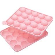 20 Hole Kitchencraft Silicone Cup Cake Pop Mould Set Kit 23cmx 18.5cm Cookware N2