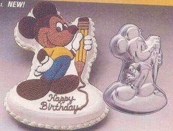 Wilton Cake Pan: Mickey Mouse with Pencil (502-2987, 1983)