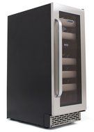 Whynter BWR-171DS Elite 17-Bottle Seamless Stainless Steel Door Dual Zone Built-in Wine Refrigerator N5
