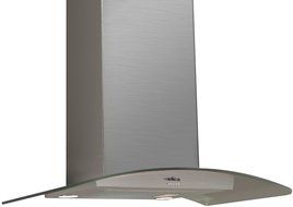 ELICA EPT436S1 Wall Mount Chimney Hood with 400 CFM Internal Blower, 3 Blower Speeds, Halogen Lamps, Stainless...