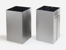 36" Stainless Steel Island Aluminum Filter Dual Electronic Switch Range Hood Carbon Filters Included WL-0064036+CF