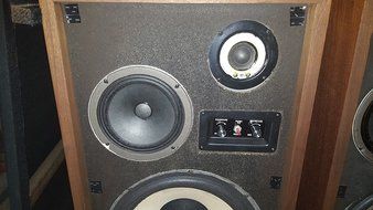 1976 ATLANTIS 4A Home LOUD Speakers 3 Way 70 Watt 12" Speakers N6