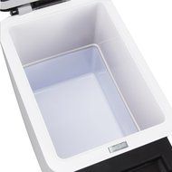 Della Portable Thermo Electric Refrigerator Cooler/Warmer 7-Quart Road Trip with Adjustable Strap, White N5