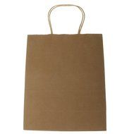 Bright Paper Party Gift Bags With Handles Birthday Wedding Loot Candy Shopping Retail Bag Pouches - Brown, 22... N44