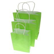 Bright Paper Party Gift Bags With Handles Birthday Wedding Loot Candy Shopping Retail Bag Pouches - Brown, 22... N45