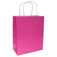 Bright Paper Party Gift Bags With Handles Birthday Wedding Loot Candy Shopping Retail Bag Pouches - Brown, 22... N46