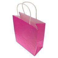 Bright Paper Party Gift Bags With Handles Birthday Wedding Loot Candy Shopping Retail Bag Pouches - Brown, 22... N47