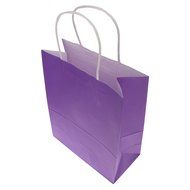 Bright Paper Party Gift Bags With Handles Birthday Wedding Loot Candy Shopping Retail Bag Pouches - Brown, 22... N48