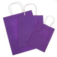 Bright Paper Party Gift Bags With Handles Birthday Wedding Loot Candy Shopping Retail Bag Pouches - Brown, 22... N50