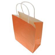 Bright Paper Party Gift Bags With Handles Birthday Wedding Loot Candy Shopping Retail Bag Pouches - Brown, 22... N51