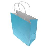 Bright Paper Party Gift Bags With Handles Birthday Wedding Loot Candy Shopping Retail Bag Pouches - Brown, 22... N53