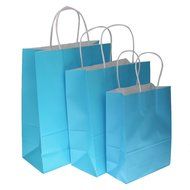 Bright Paper Party Gift Bags With Handles Birthday Wedding Loot Candy Shopping Retail Bag Pouches - Brown, 22... N54