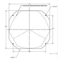 Evervictory 300mm 3mm thickness oxidation Heated Bed DIY heated bed plate Aluminium Build Platform For 3D Printer