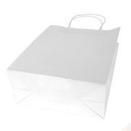 Bright Paper Party Gift Bags With Handles Birthday Wedding Loot Candy Shopping Retail Bag Pouches - Brown, 22... N56