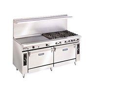 Imperial Commercial Restaurant Range 72&quot; With 8 Burner 24&quot; Griddle 2 Ovens Nat Gas Ir-8-G24-Cc