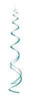 Plastic Hanging Swirl Decorations, 26&quot;, Light Blue, 8 Count N13