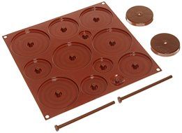 Silikomart Silicone 3D Tree Easy Chocolate Mold Set N2