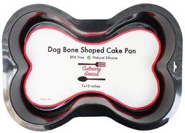 Dog Bone Shape Cake Pan for Puppy Birthday Cake Mix Novelty 7x10inch Small Silicone N3