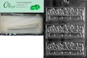 Cybrtrayd R022 Last Supper Bar Chocolate Candy Mold with Exclusive Cybrtrayd Copyrighted Chocolate Molding Instructions... N5