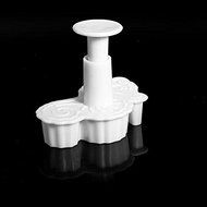 4PCS Sea Shells Cake Baking Mold Plunger Cutter Cake Cookies Cutter Mold Baking Tools N3