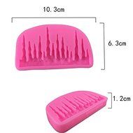 HUAL DIY 3D Cold Ice Shape Silicone Mold Fondant Cake Mold Decorating Bakeware Christmas cake decoration N3