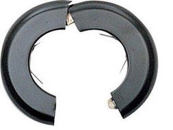 ESCUTCHEON RING, BLACK