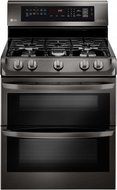LG LDG4315BD 30" Gas Freestanding Range with Sealed Burner, 4.3 cu. ft. Primary Oven Capacity, in Black Stainless...