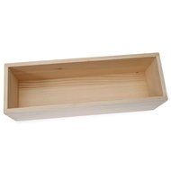 YFShine Flexible Rectangle Silicone Soap Loaf Mold Wooden Box DIY Making Supplies Tools (1200g, Pink) N14