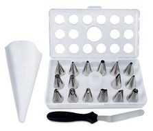 17 Piece Cake Decorating Tips Set By SweetyRose Professional Icing Tip Set With Reusable Coupler &amp; Storage Case... N5