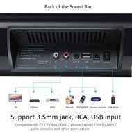 MEGACRA Deep Bass Surround Sound System 2.0 Channel 34 Inch Bluetooth Sound Bar N4