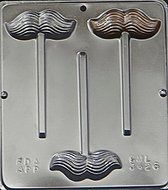 Mustache Lollipop Chocolate Candy Mold Moustache 3426