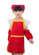 Unisex Kids Cooking Painting Gardening Apron Baking Personalized Childrens Apron(RRD,XL) N24