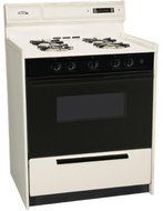 SNM2307CDK 30" Freestanding Gas Range with Manual Clean Black Glass See-Thru Door Electronic